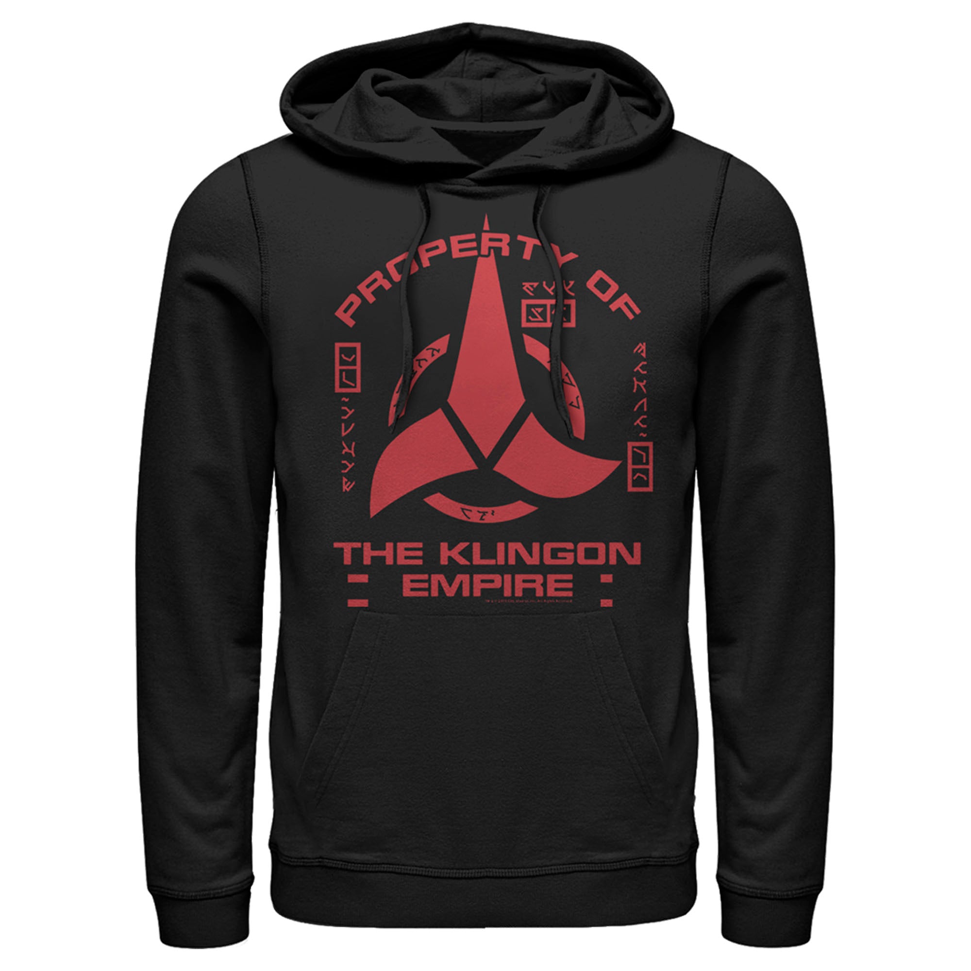 Men’S Star Trek: Discovery Klingon Property Pull Over Hoodie