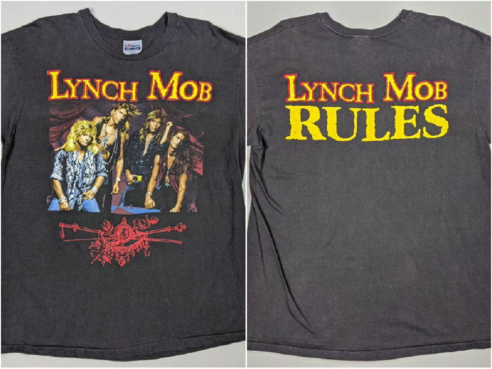 Vintage t shirt 90s Lynch Mob Rules Band T shirt