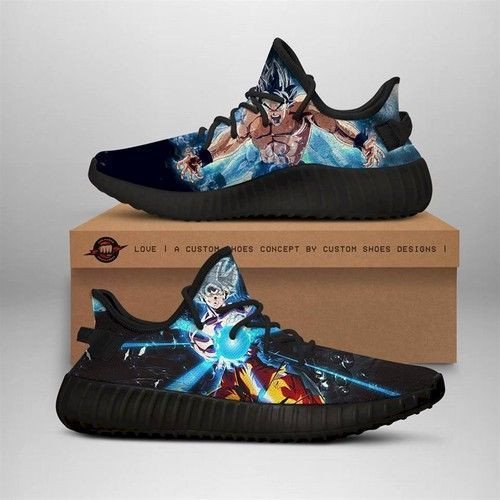 Best Dragon Ball Yeezy Sneakers Shoes Art 558