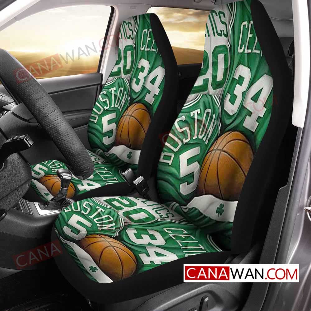 Boston Celtics Style325 3D Customized Personalized Car Seat Cover