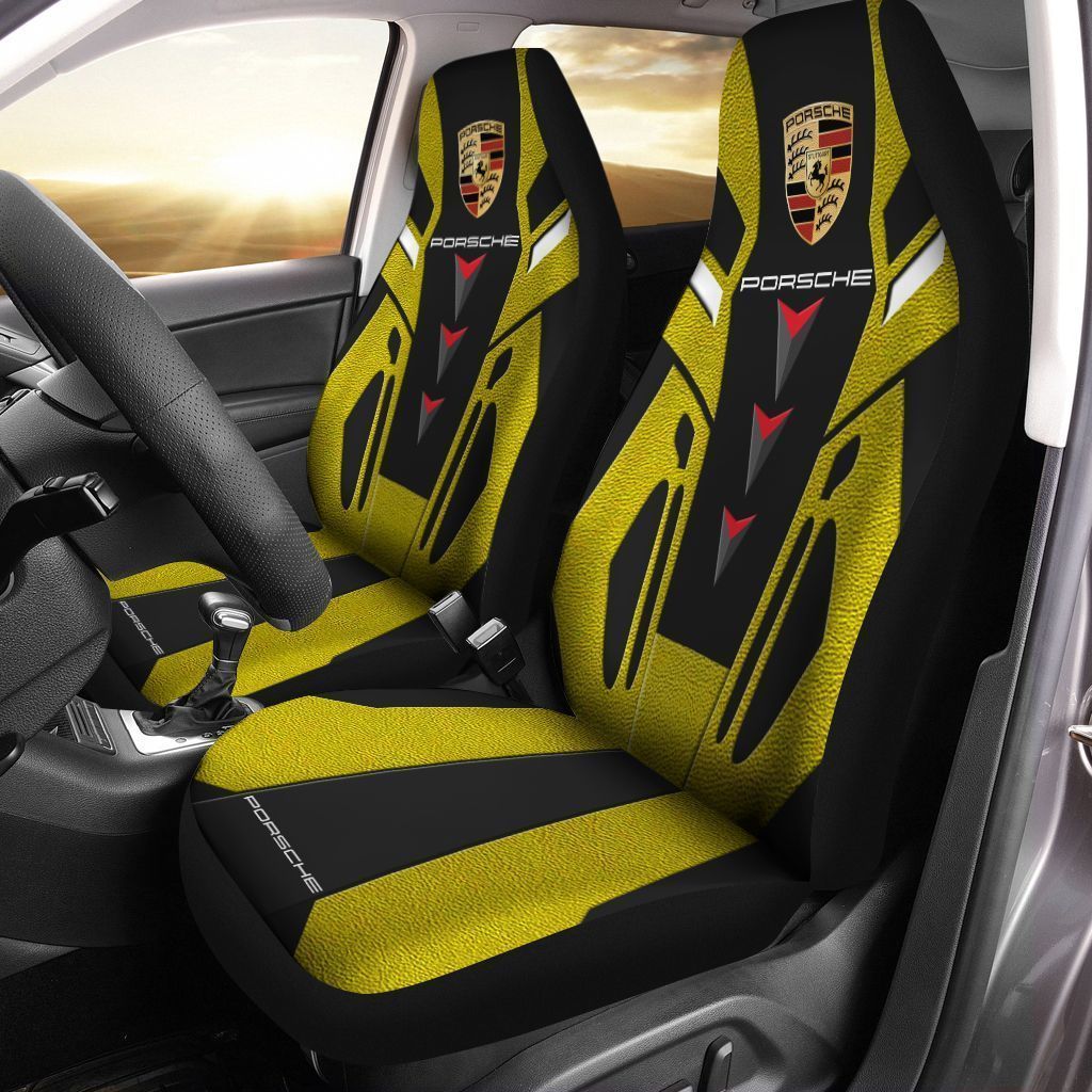 Porsche BDA-HL Car Seat Cover (Set of 2) Ver1 (Yellow)