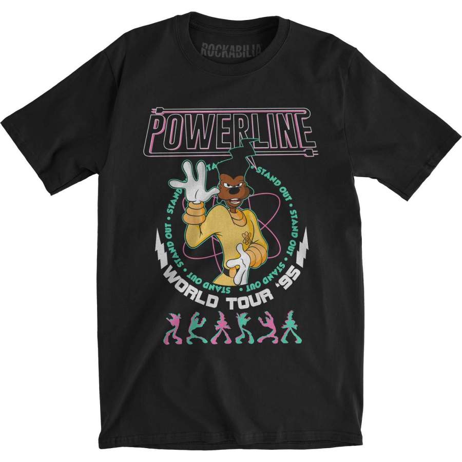 A Goofy Movie Powerline Slim Fit T-shirt