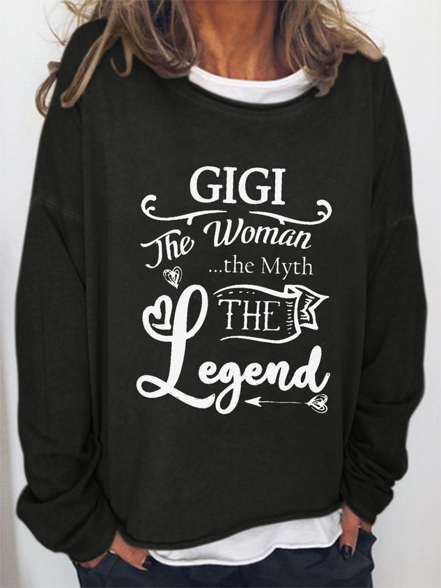 Funny The Women The Myth The Legend Long Sleeve Top
