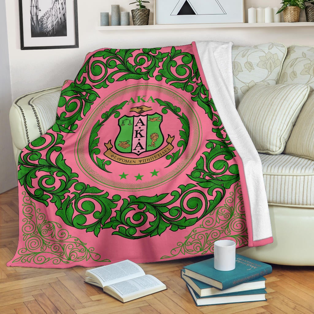 Wonderprint Premium Blanket Alpha Kappa Alpha Sorority Premium Blanket Lt10