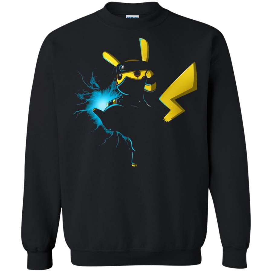 Pikachu Kakashi Pokemon And Naruto Mashup Sweatshirt T-Shirt