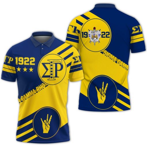 Sigma Gamma Rho 1922 Hand Sign Sport Style Polo Shirt