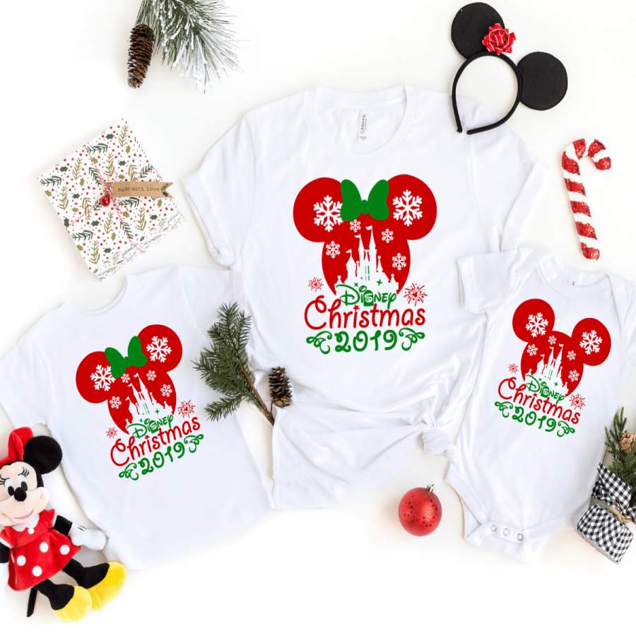 Magical Disney Christmas! Family Disney Christmas Shirts, Matching Christmas 2019 Shirt, Christmas Gift, Disney Christmas Outfit, Mickey Christmas Shirt, Mommy and Me