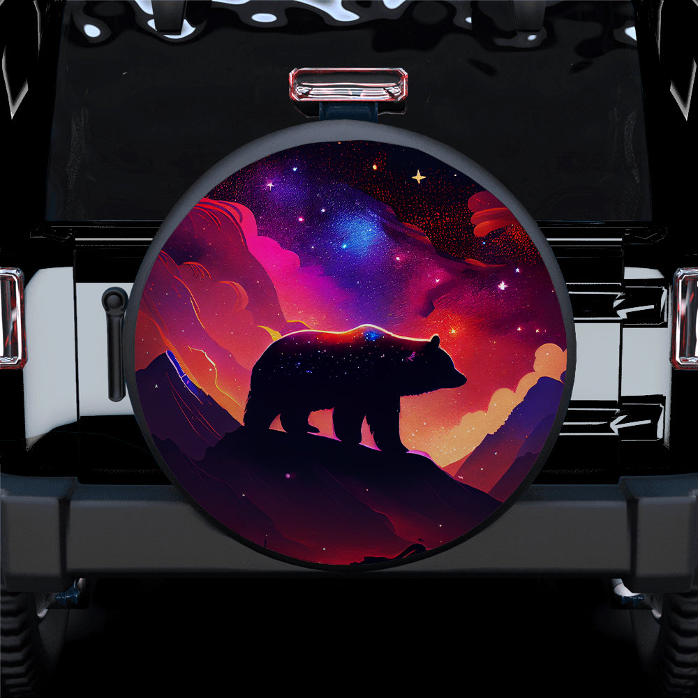 Red Blue Orange Night Sky Full Of Star Boat Jeep Car Spare Tire Covers Gift For Campers