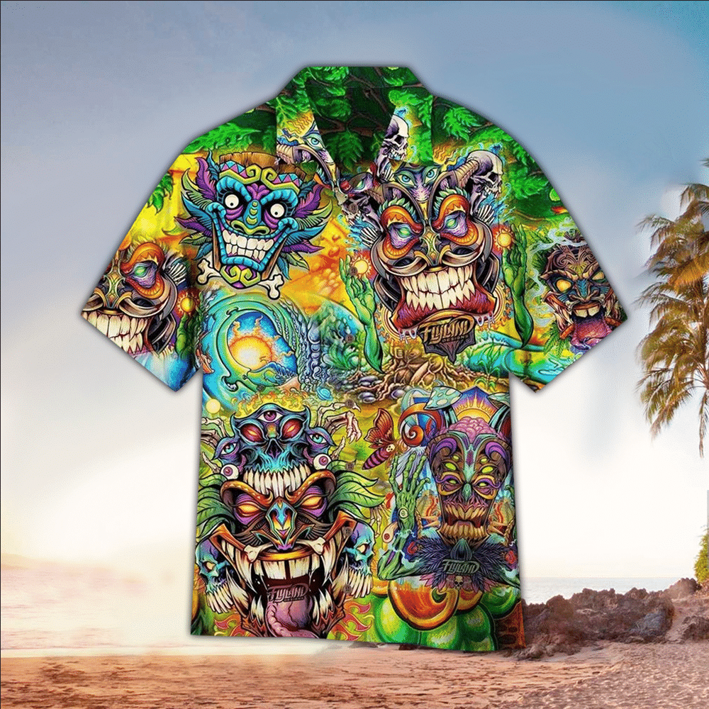 Tiki Hawaii Shirt For Aloha Ha65912