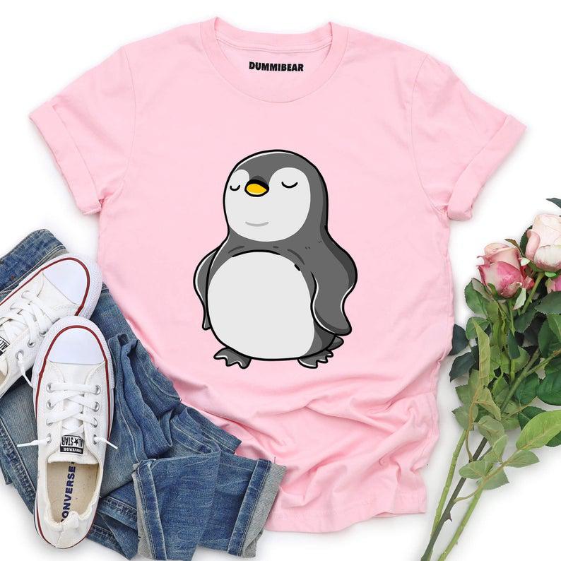 Penguin Lover Gift, Funny Penguin Shirt, Animal Lover Shirt For Animal Birthday Party, Hipster Animal T-Shirt