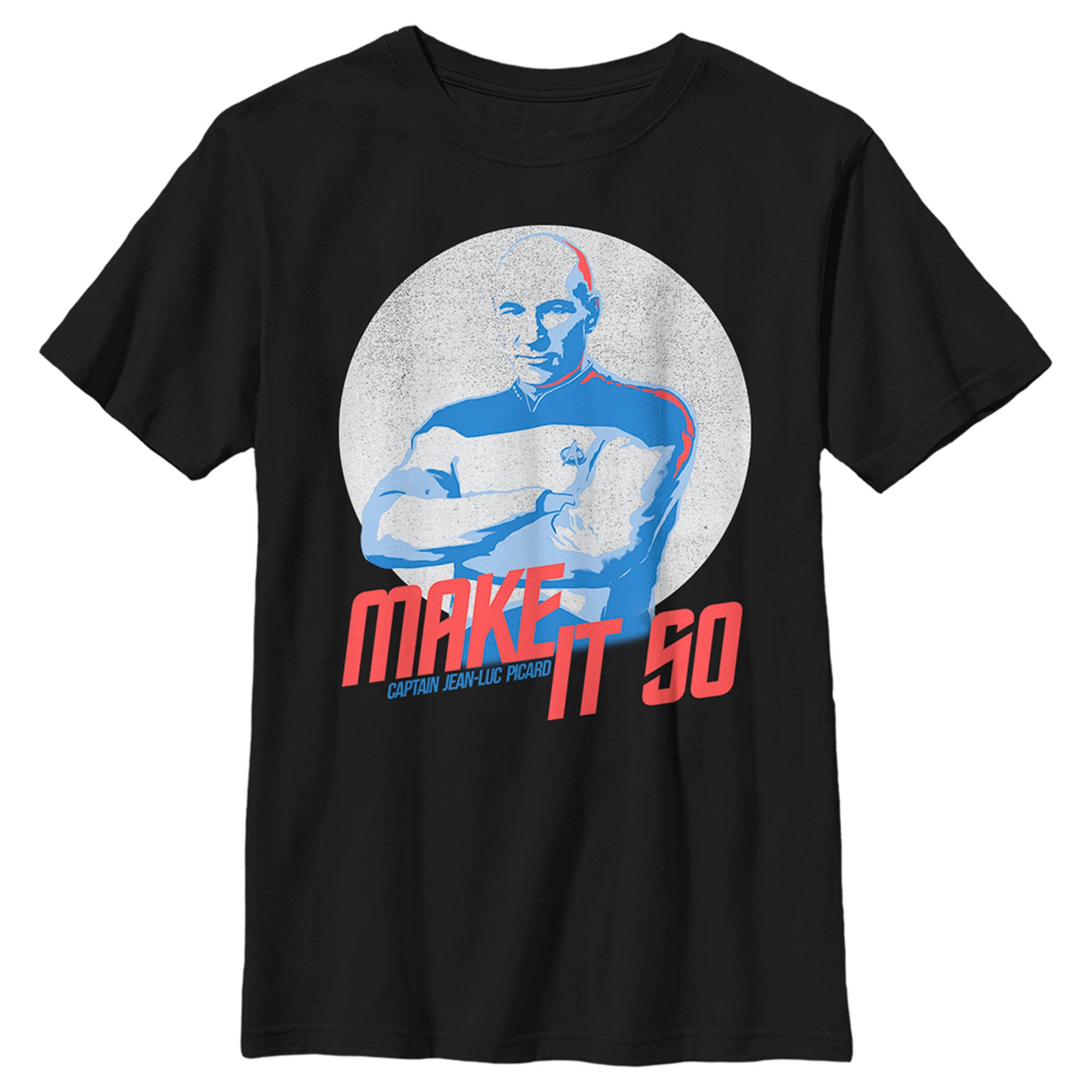 Boy’S Star Trek: The Next Generation Captain Jean Luc Picard Make It So T-Shirt