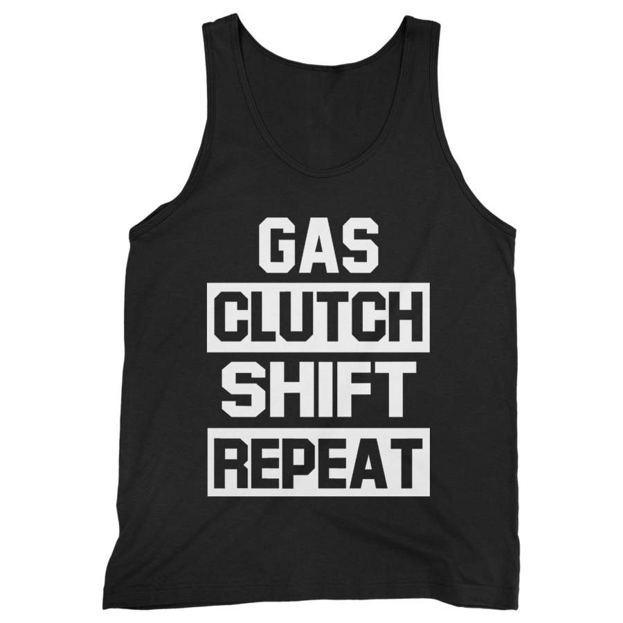 Gas Clutch Shift Repeat Man’s Tank Top