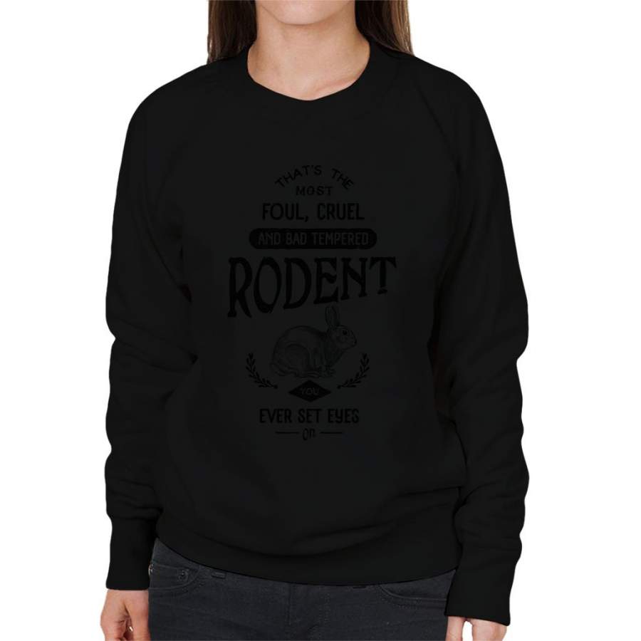 Monty Python Killer Rabbit Women’s Sweatshirt