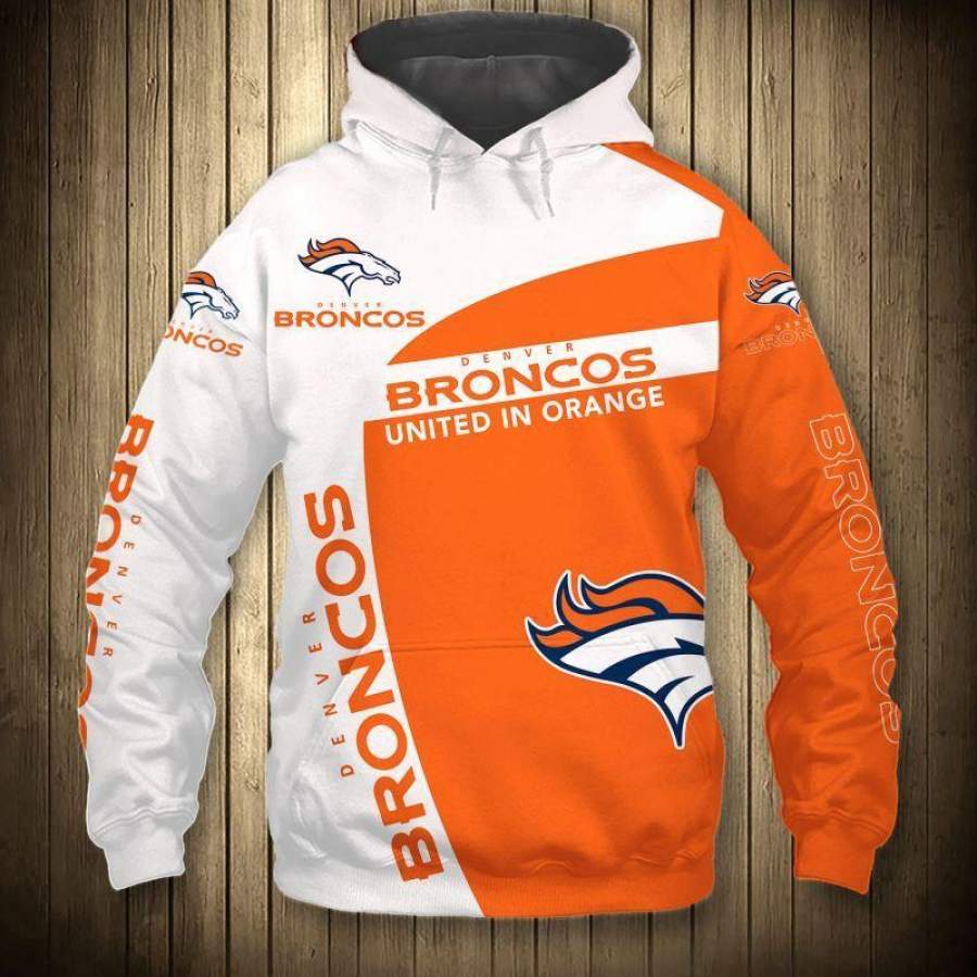 Denver Broncos Hoodie 3D Style1781 All Over Printed