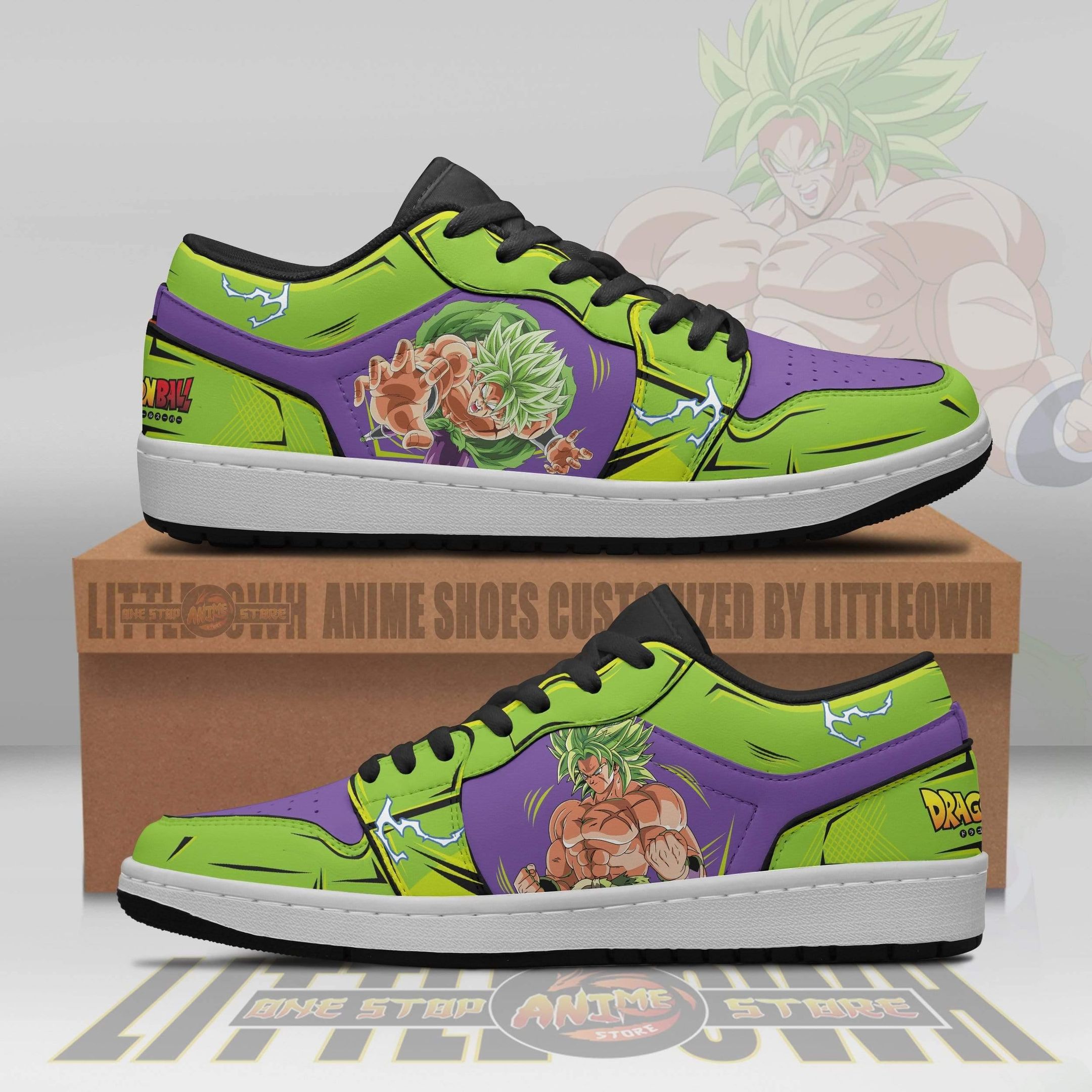 Broly Dragon Ball Custom Anime Jd Low Top Sneakers