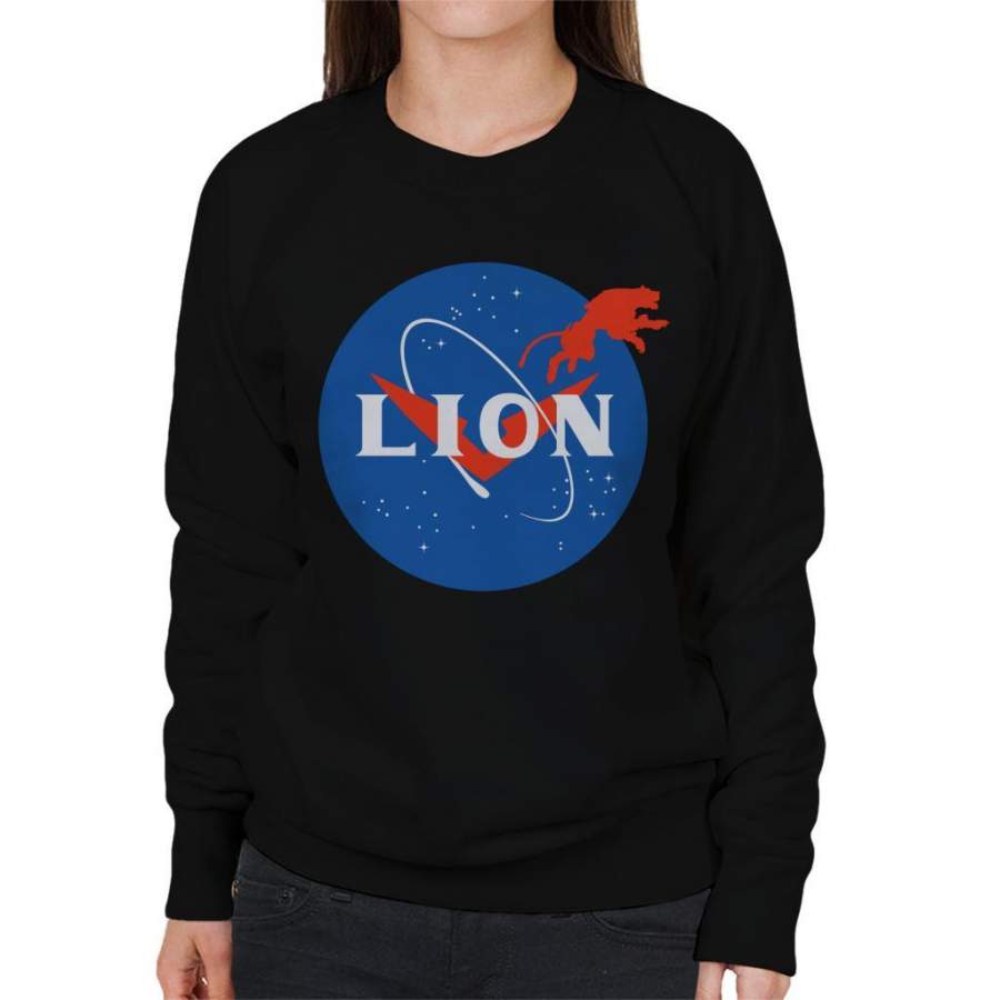 Voltron X Paladin Aeronautics Lion Nasa Logo Women’s Sweatshirt