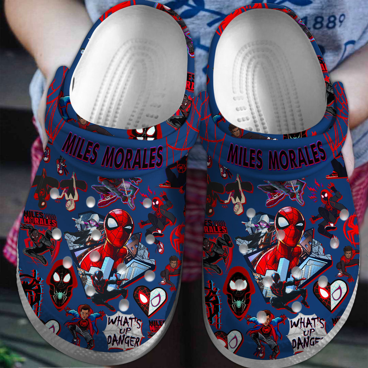 Marvel Spider-Man Miles Morales Game Movie Crocss Clogs For Men Women And Kid Sxmjjgfj-1