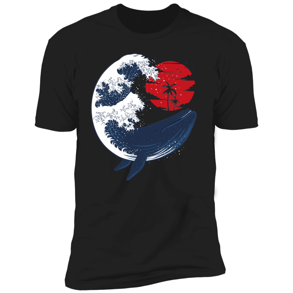 Whale Wave Men’S Premium T-Shirt