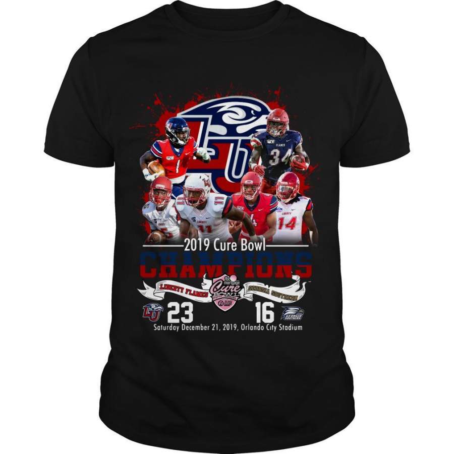 2019 Cure Bowl Champions Liberty Flames vs Georgia Southern Shirt Trending T Shirt