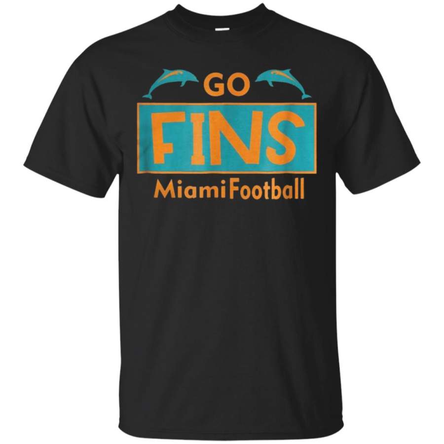 Go Fins Miami Football dolphin T Shirt – Moano Store