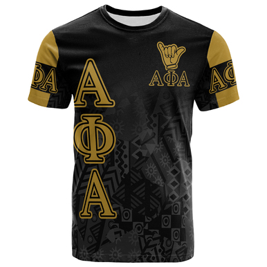 Alpha Phi Alpha T-Shirt – Fraternity Custom Black Roots T-Shirt