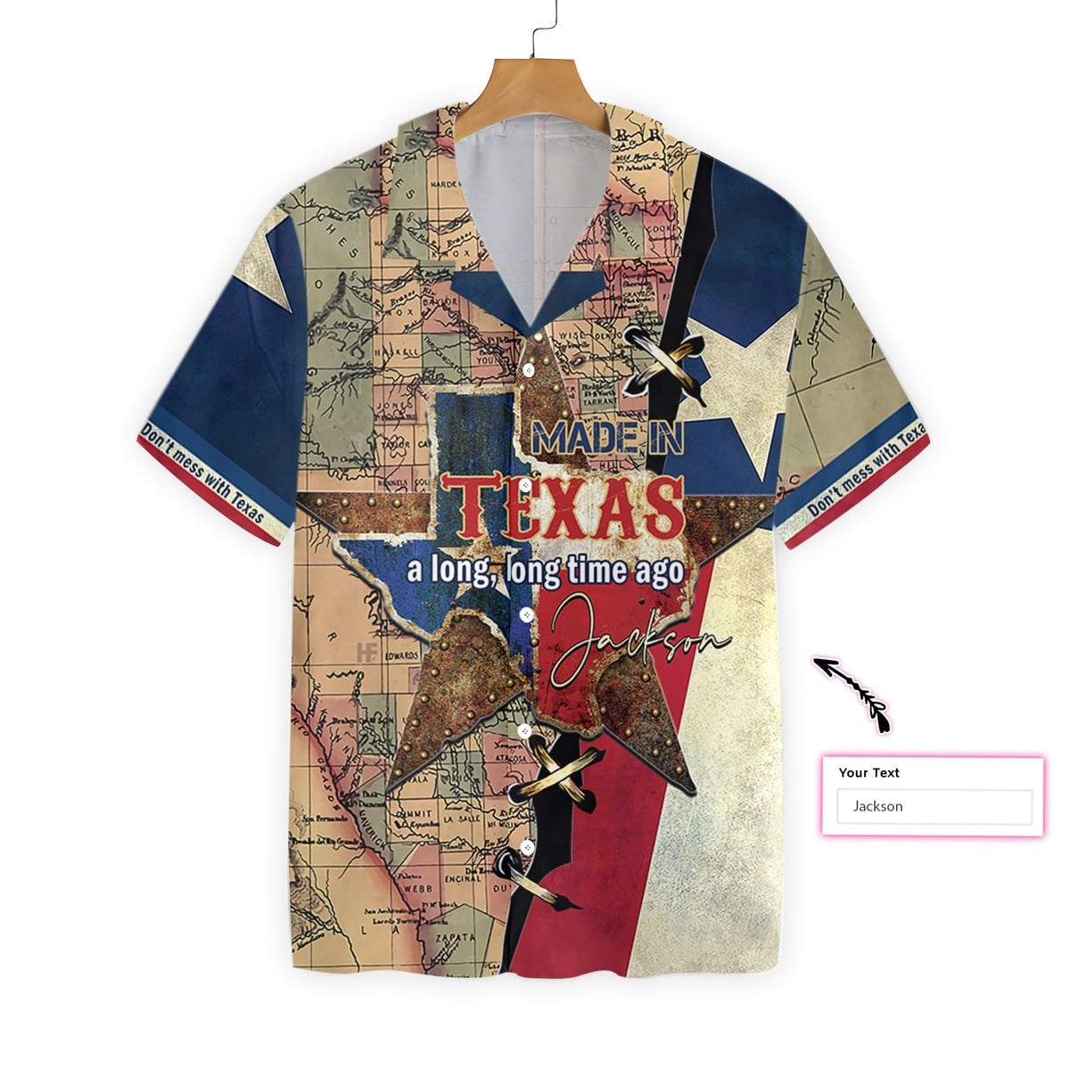 Made In Texas A Long Time Ago Custom Name Aloha Hawaii Shirts For Men Women Ha76825