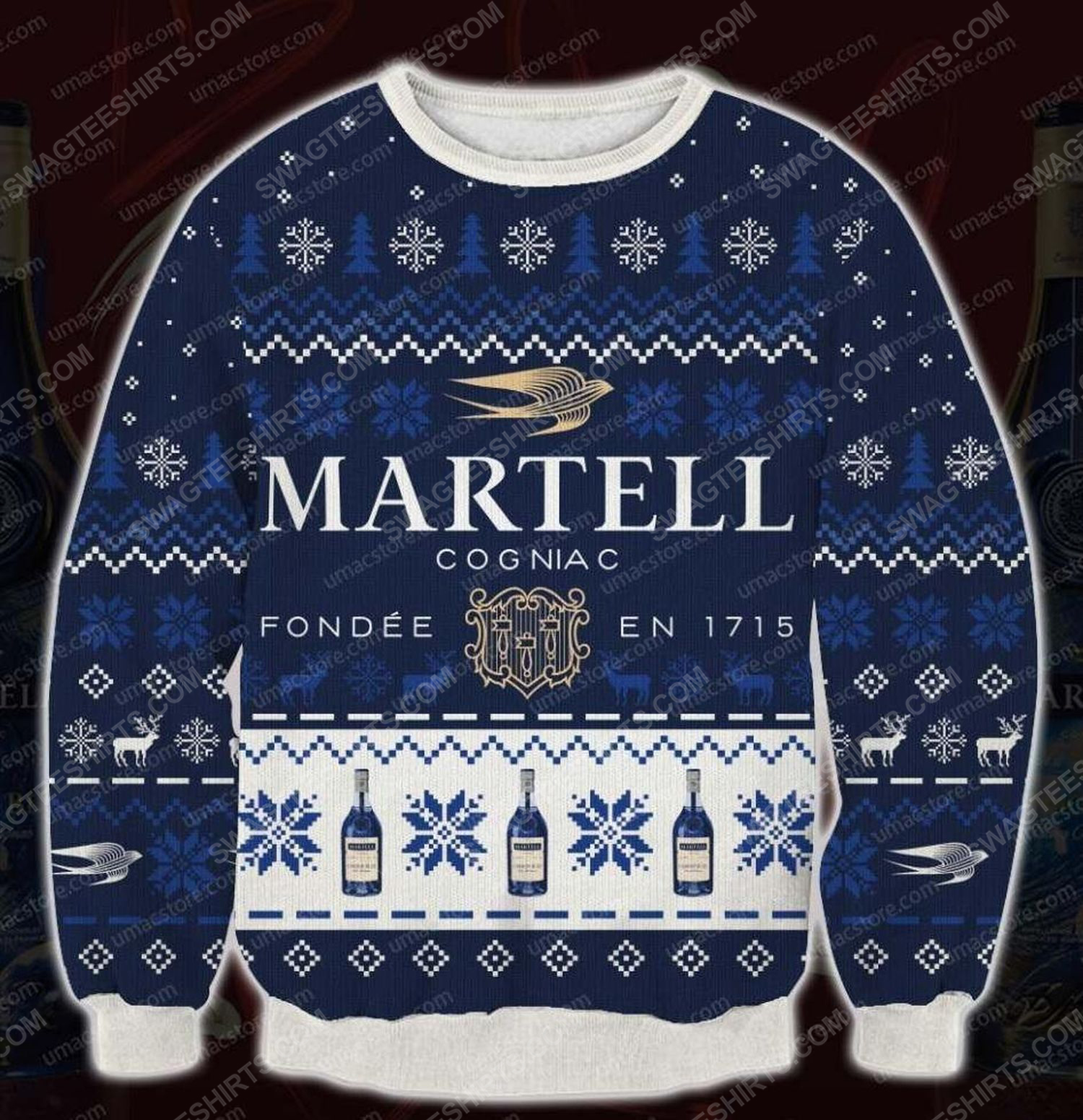 [Special Edition] Martell Cognac Fondee En 1715 Ugly Christmas Sweater – Maria