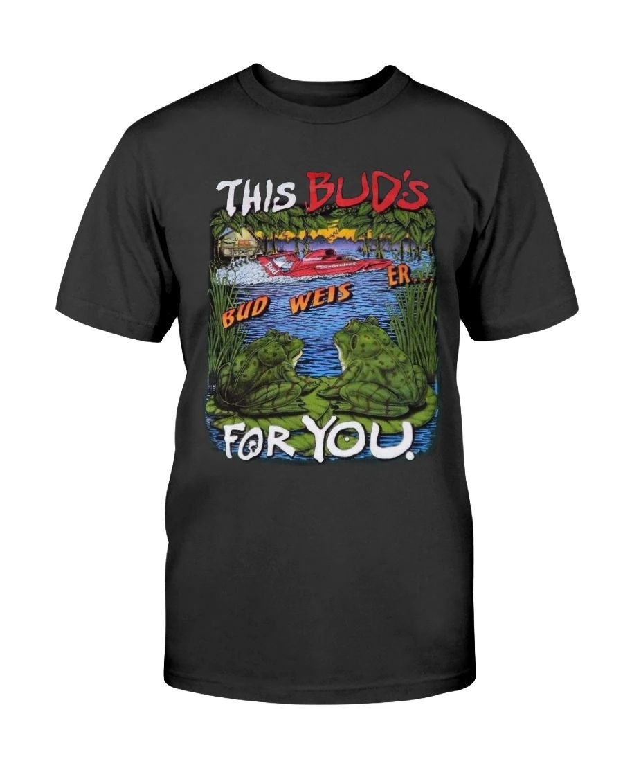 90s Budweiser Frogs This Bud’s For You T-shirt – Slamandgo