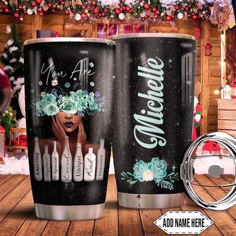 Black Girl You Are Personalized Stainless Steel Tumbler, Personalized Tumblers, Tumbler Cups, Custom Tumblers