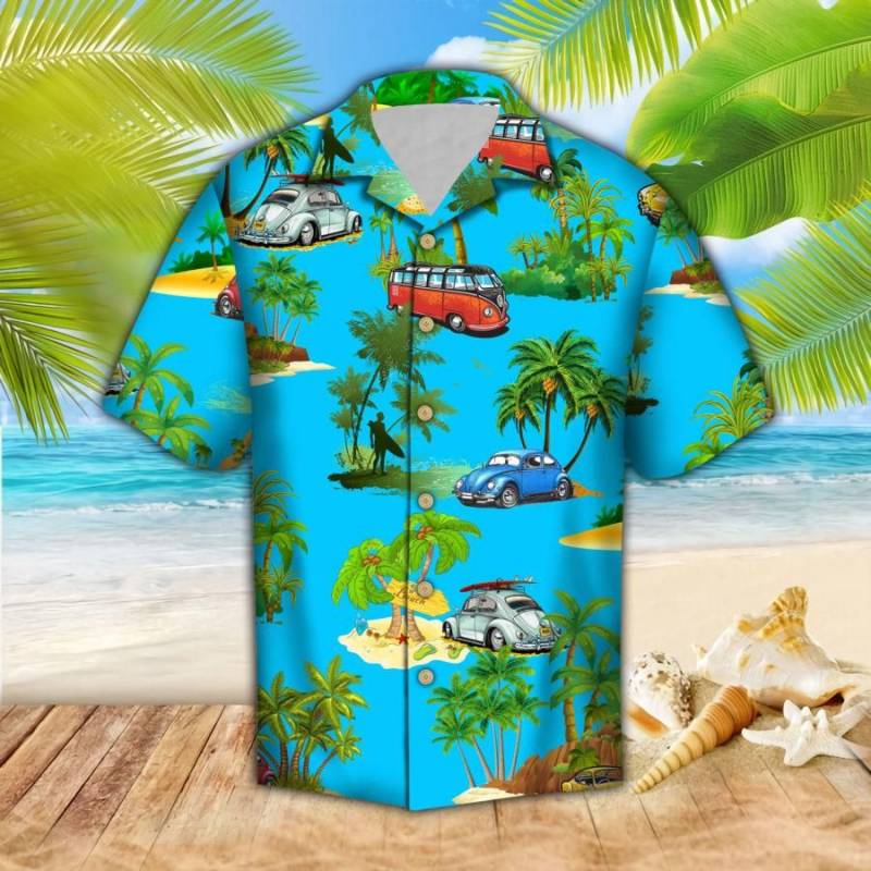 Volkswagen Vw Beach Hawaiian Shirt Ha57756