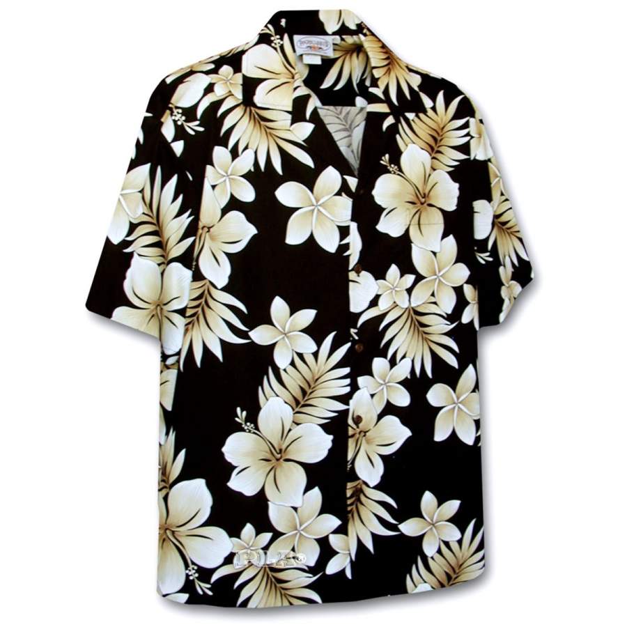 Tropic Fever Black Hawaii Shirt Ha45835