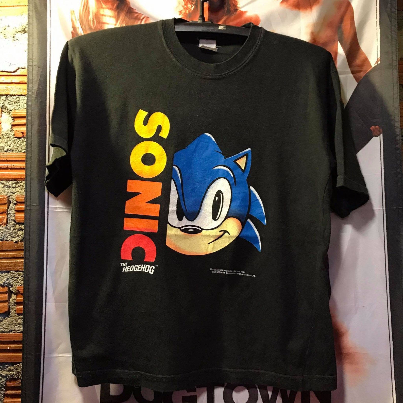 Vintage Sonic The Hedgehog 1991 Cartoon Tee