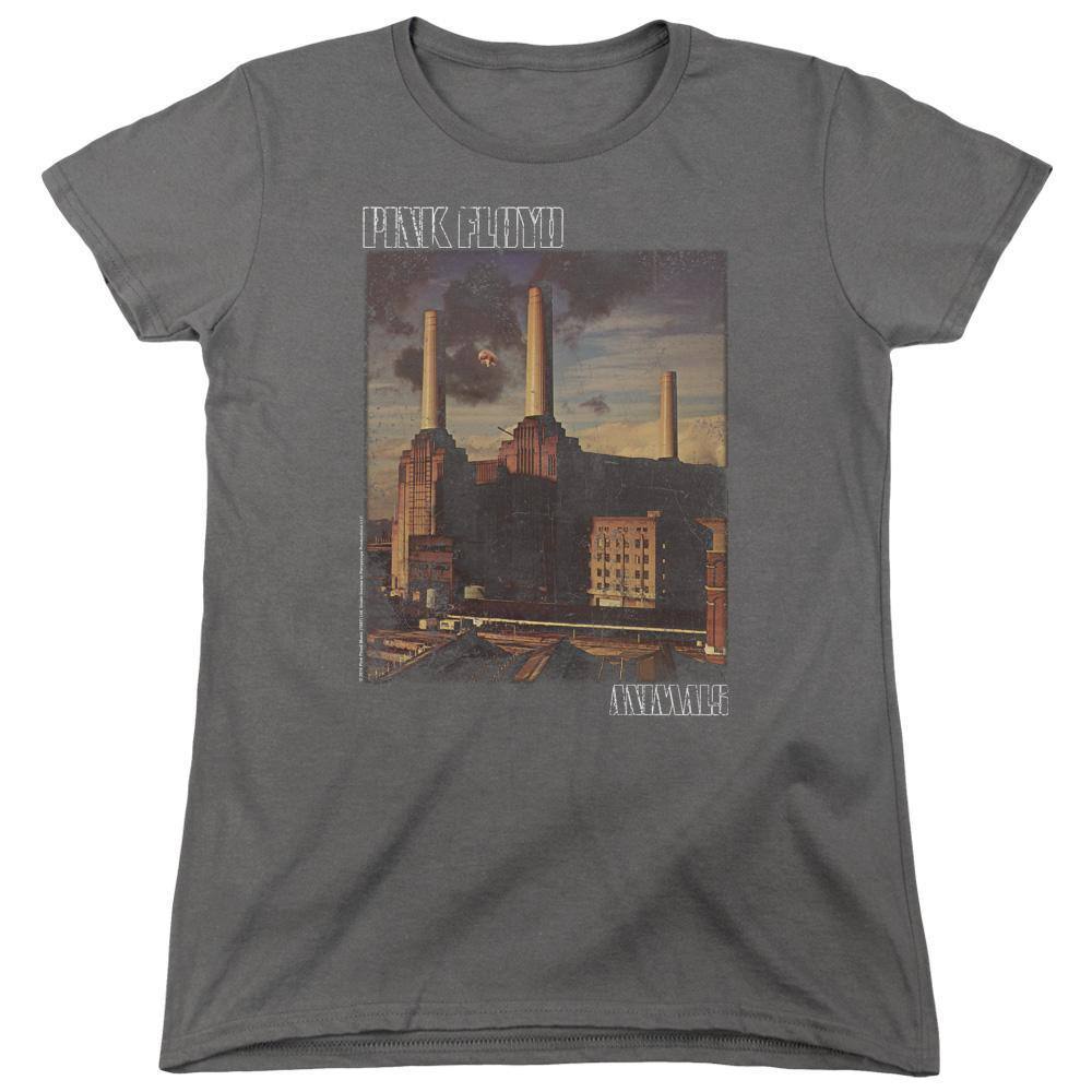 Pink Floyd Distressed Animals Women’S T-Shirt