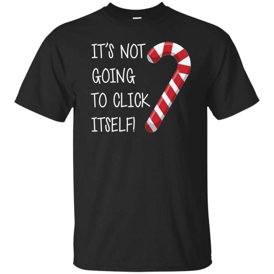 AGR It’s Not Going To Lick Itself Red Candy Cane T-shirt