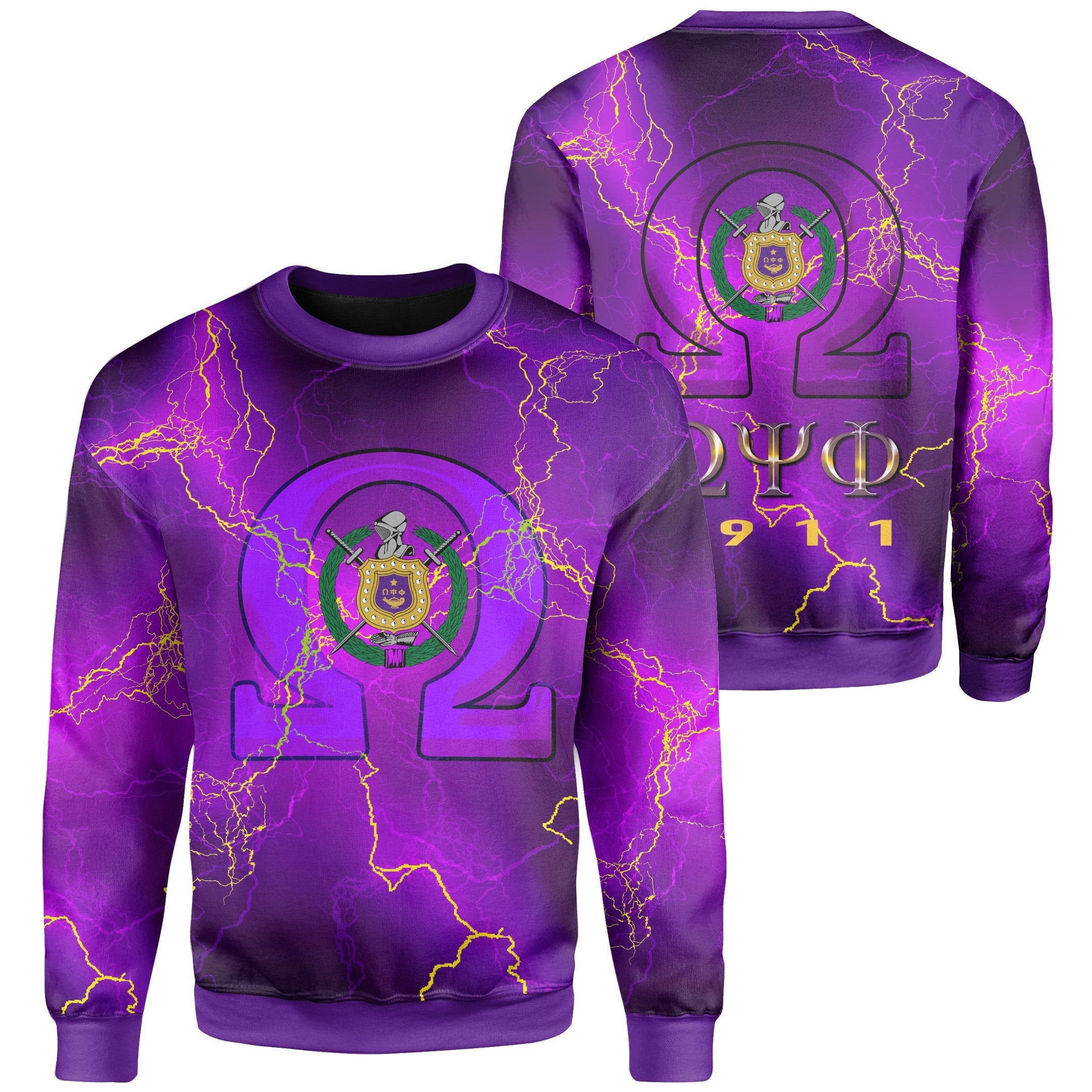 Fraternity Sweatshirt – Omega Psi Phi Thunder Sweatshirt