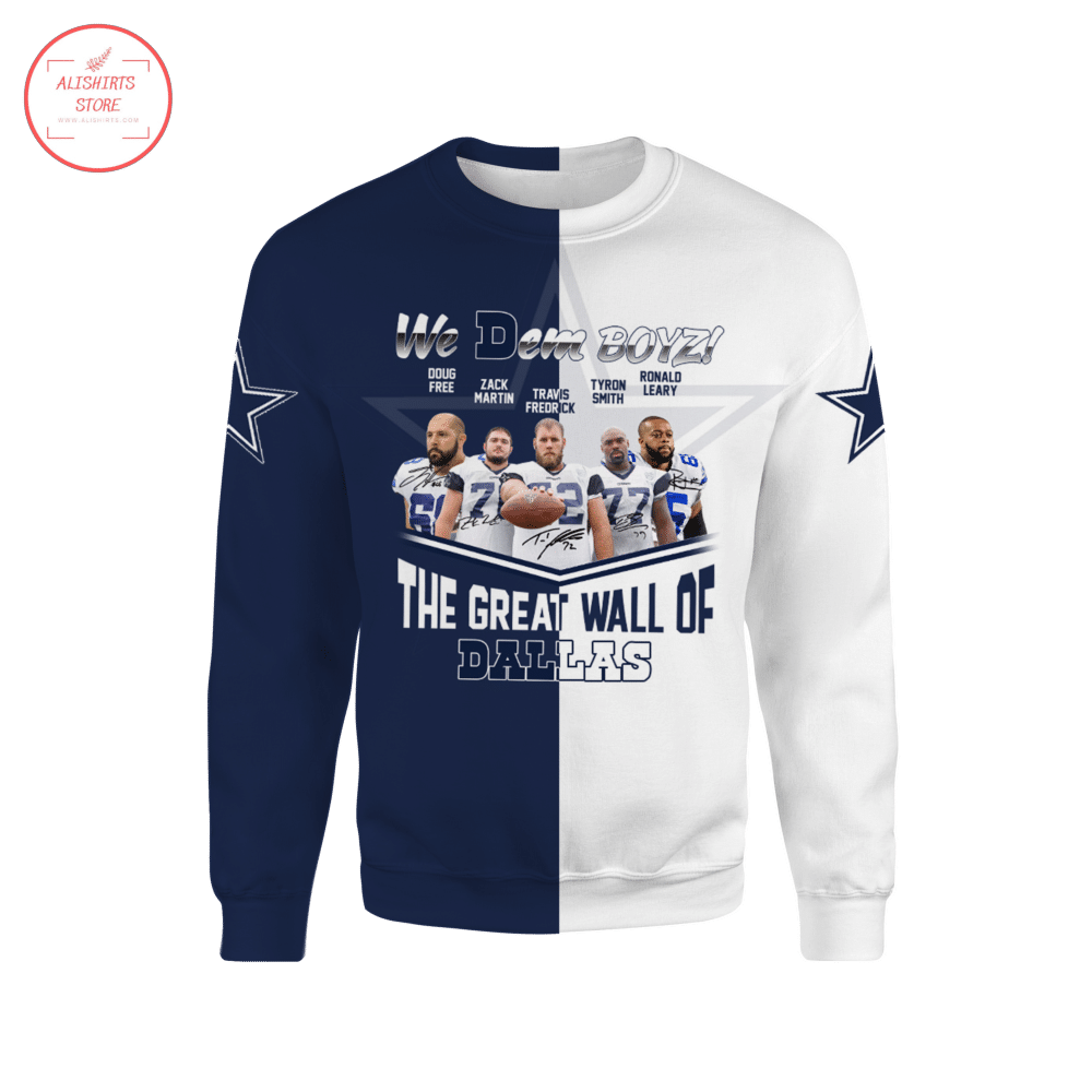 The Great Wall Of Dallas Cowboys Ugly Sweater