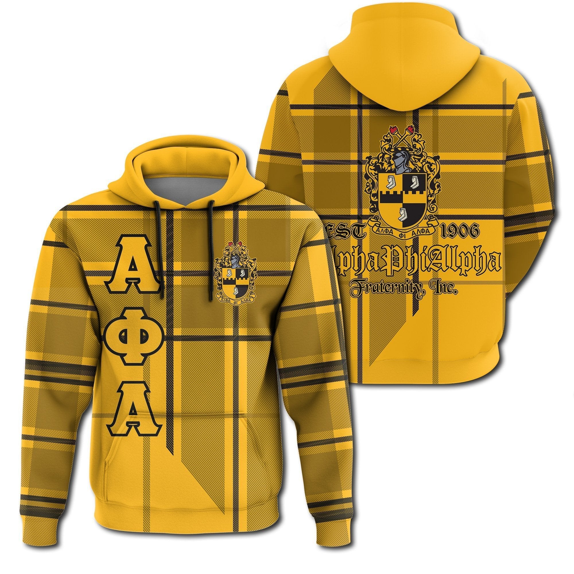 Fraternity Hoodie – Alpha Phi Alpha Burberr Style Hoodien