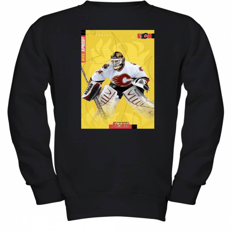 Miikka Kiprusoff Calgary Flames goalie Hockey Youth Sweatshirt