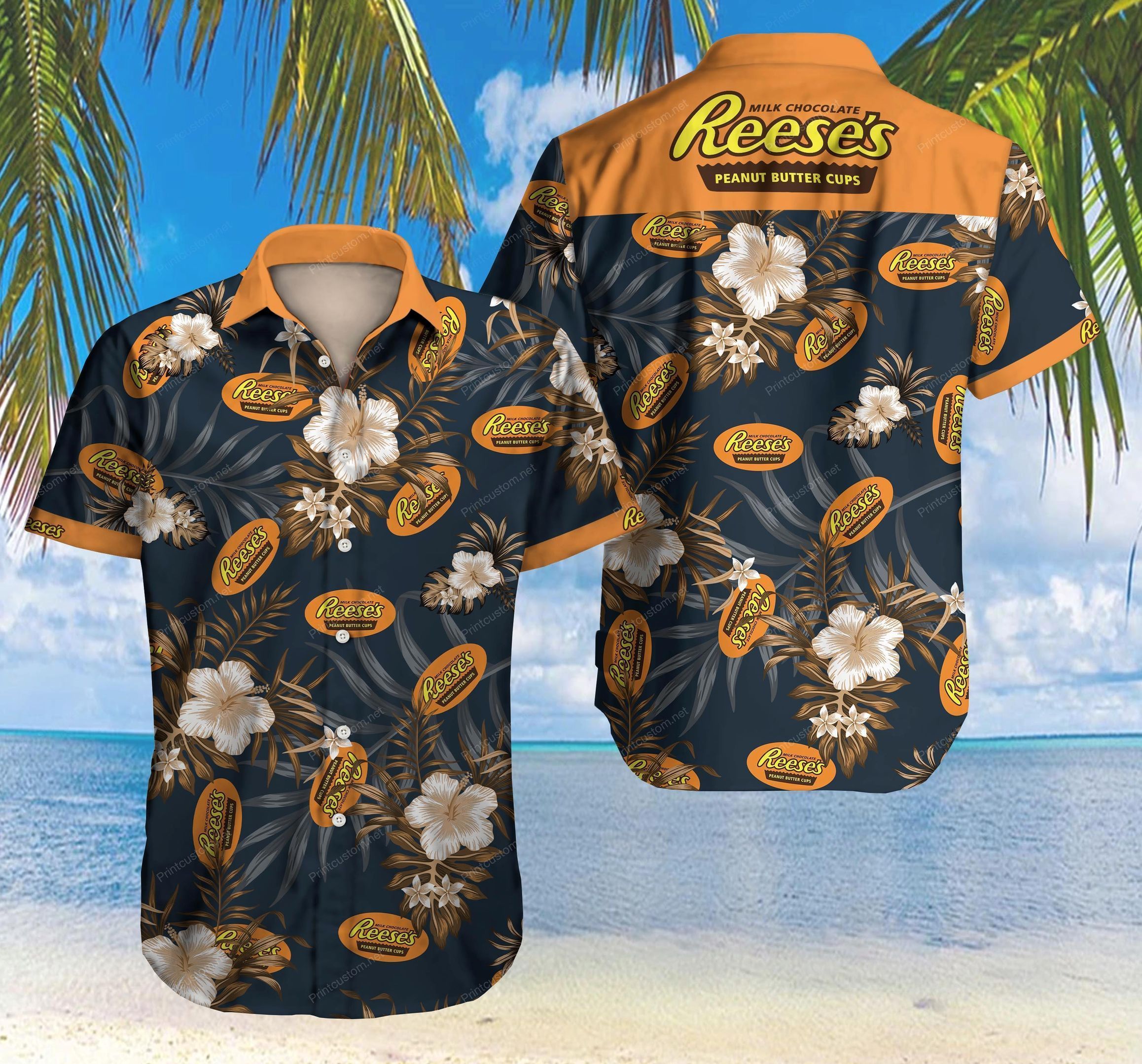 Reeses Peanut Summer Hawaii Shirt Hawaii For Women Men Hawaii Custom Ha90709