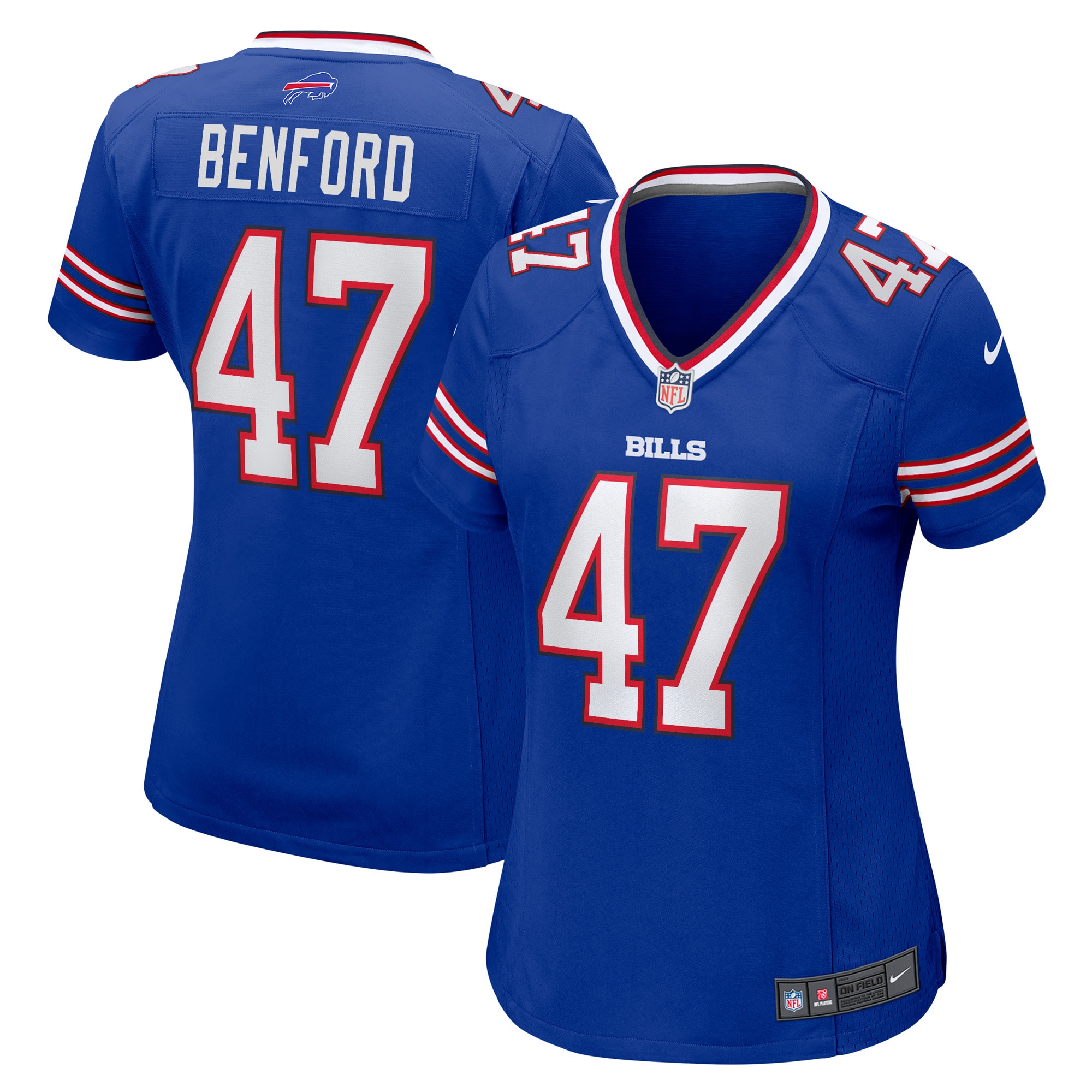 Women’s Buffalo Bills Christian Benford Royal Game Jersey