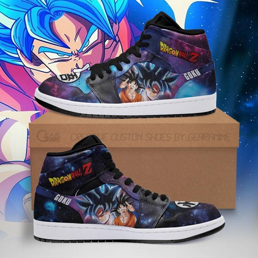 Goku Sneakers Galaxy Dragon Ball Z Shoes Anime Fan PT04 Jordan Sneaker