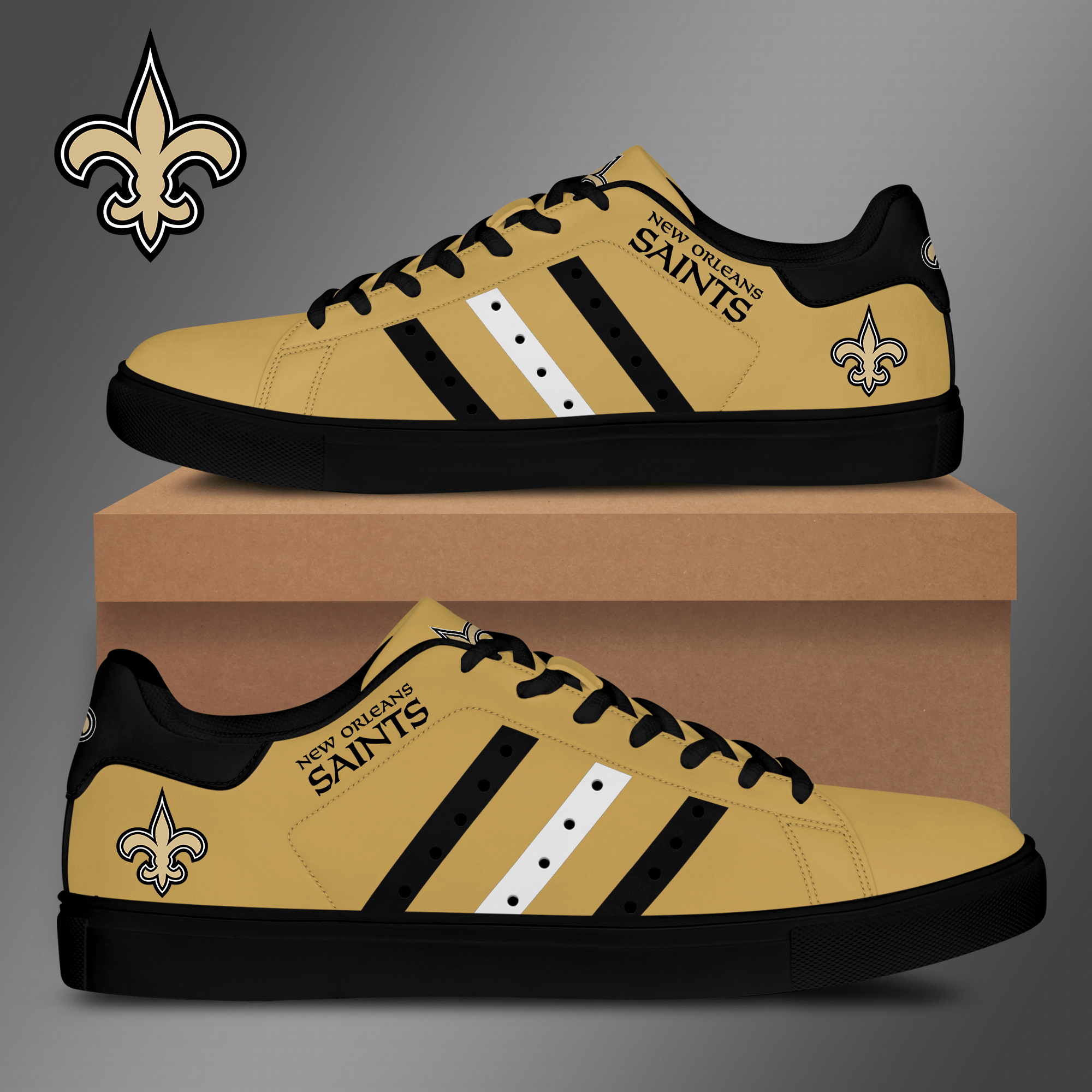 New Orleans Saints Low Top Shoes V11