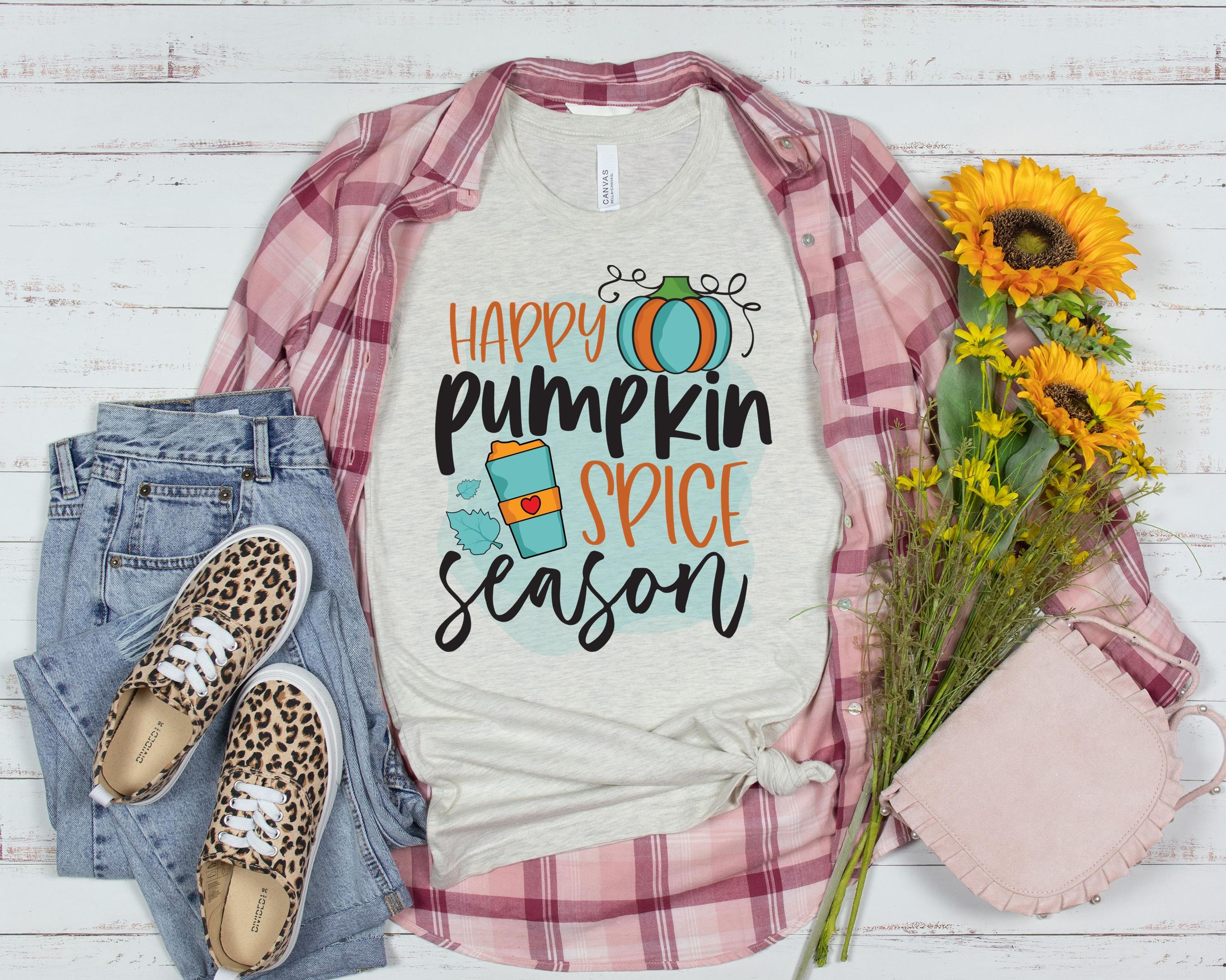 Happy Pumpkin Spice Season Shirt, Fall Season Shirt, Autumn Shirt, Happy Mid Shirt, For Autumn Shirt, Pumpkin Season Shirt