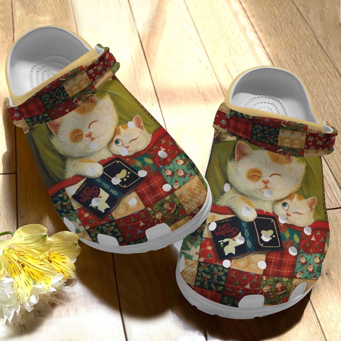 Cat Personalize Clog, Custom Name, Text, Fashion Style For Women, Men, Kid, Print 3D Cat Family