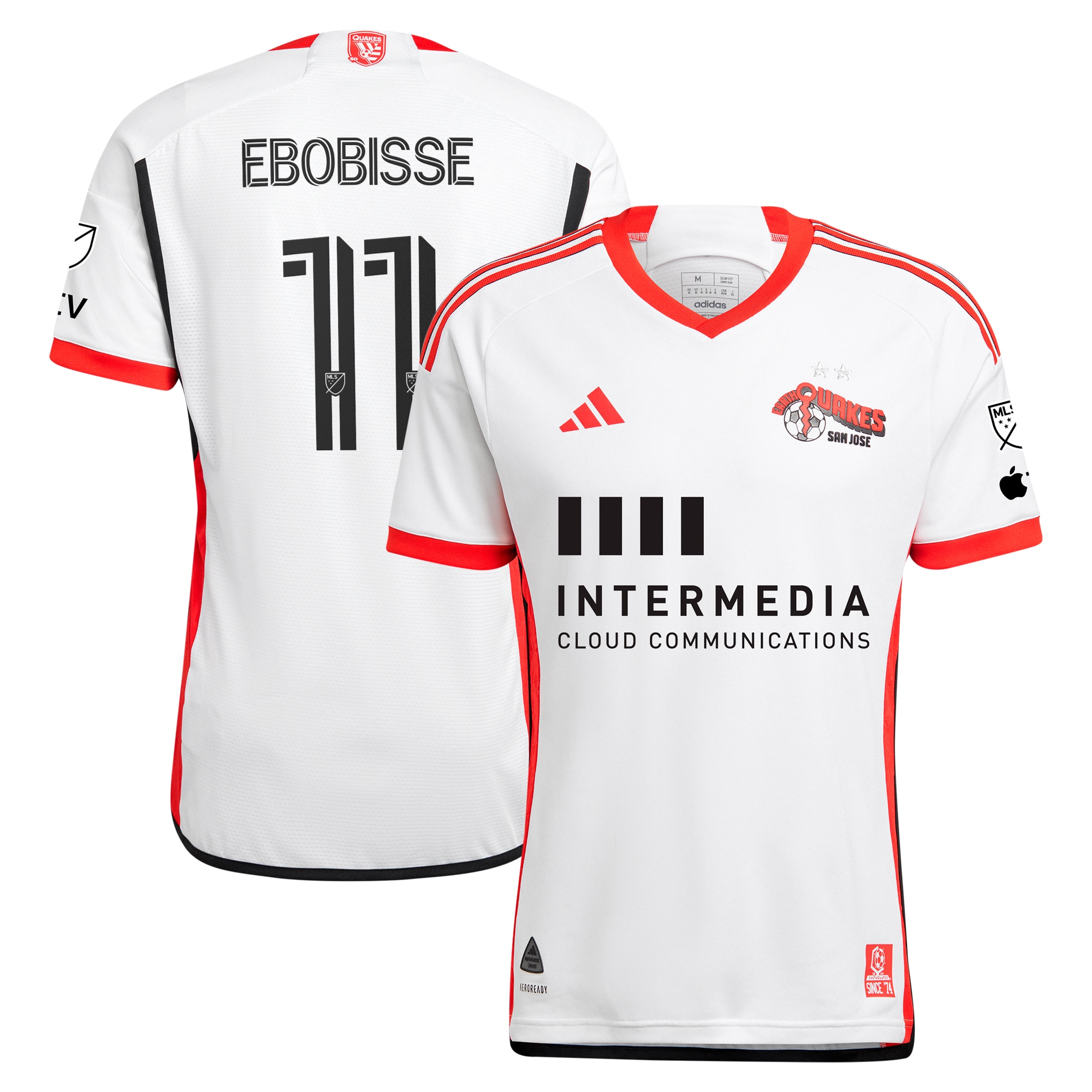 Jeremy Ebobisse San Jose Earthquakes 2024 The 50 Kit Authentic Player Jersey – White