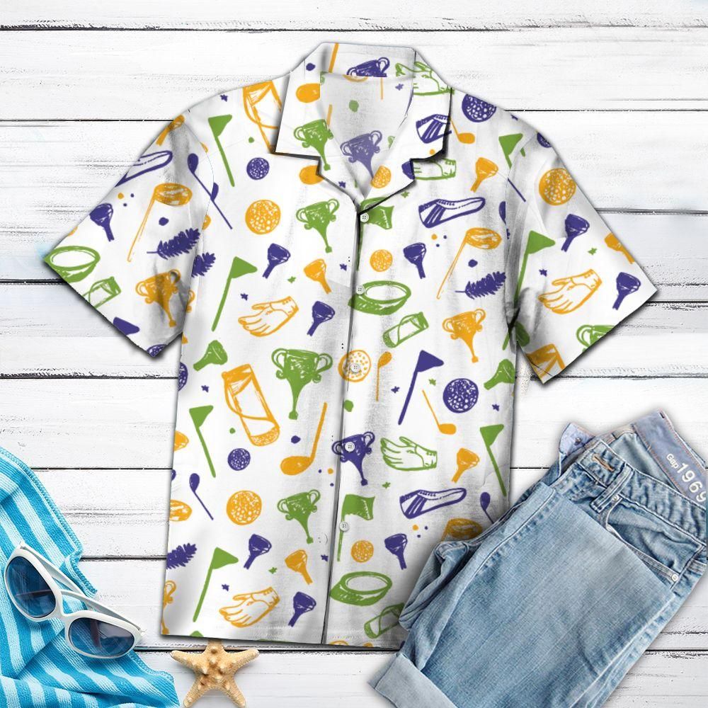 Amazing Golf Aloha Hawaiian Shirt Colorful Short Sleeve Summer Beach Casual Shirt For Men And Women