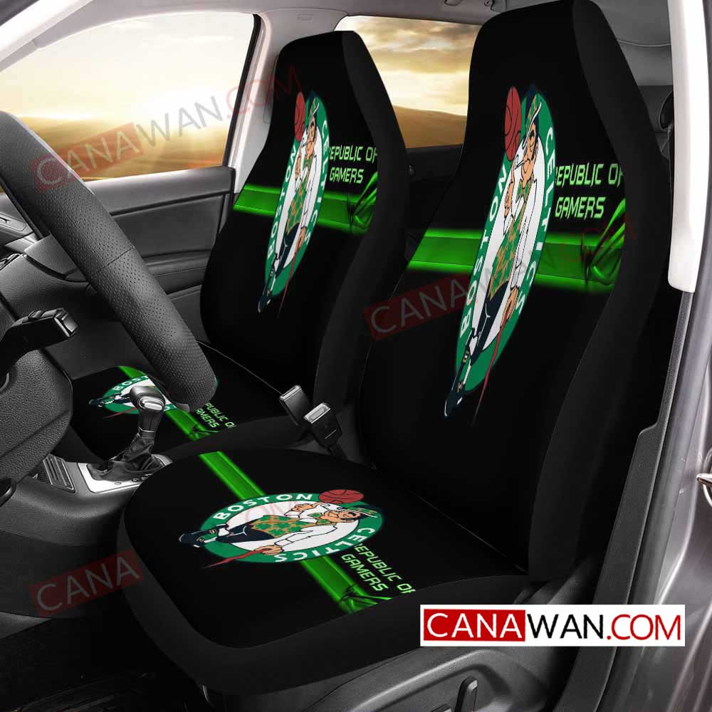 Boston Celtics Style368 3D Customized Personalized Car Seat Cover