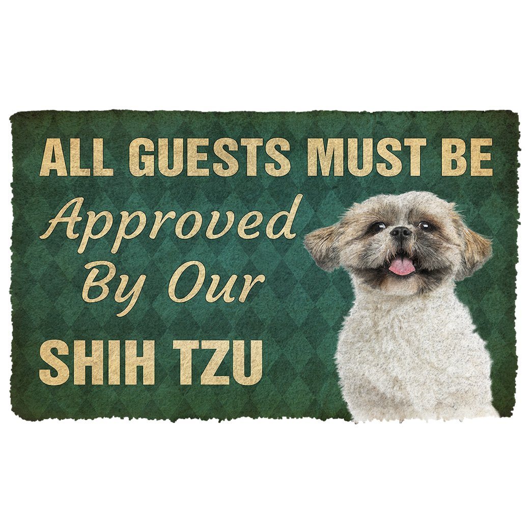 Gearhumans  Gearhuman 3D Must Be Approved By Our Shih Tzu Custom Doormat