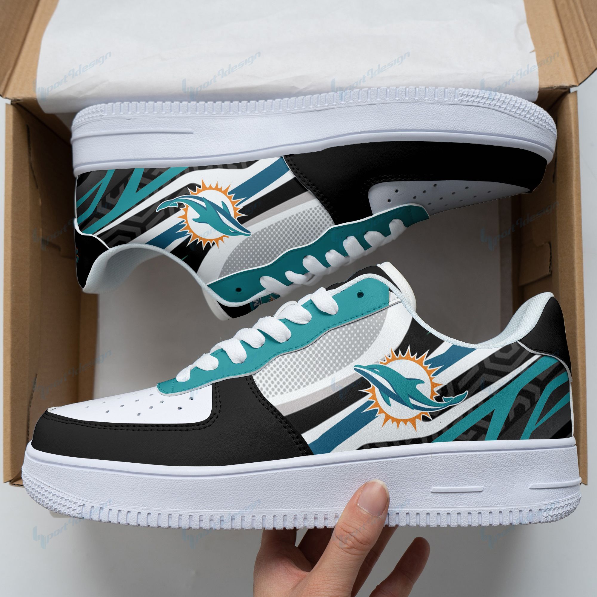 Miami Dolphins Af1 Shoes 274