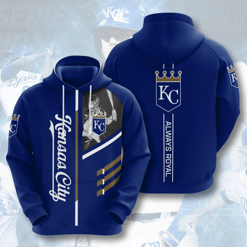 Sports Team Kansas City Royals No189 Hoodie 3D Jacket 3D Pullover Zip Hoodie Dqh1130